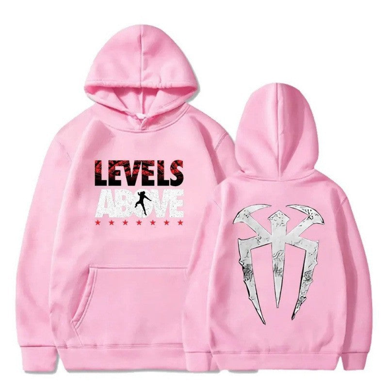 Printed Letter Hoodie for Men, Cool Streetwear Fleece Lined Sweatshirt