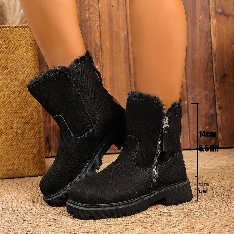 Snow boots women's shoes warm boots