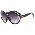 oversized round sunglasses for women leopard brown big frame sun glasses