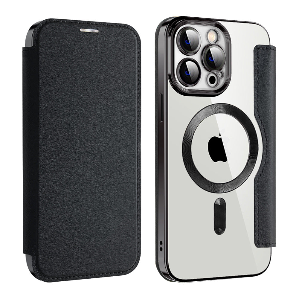 Suitable for iPhone 16 wireless charging phone case Apple 14 protective case plug-in card 13 Pro