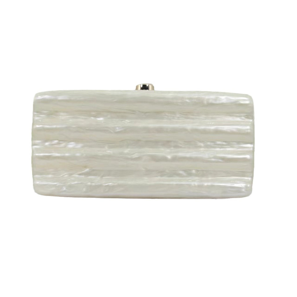 New luggage with acrylic personality, cute, simple, sweet, wedding banquet bag, one shoulder diagonal cross, fashionable woman