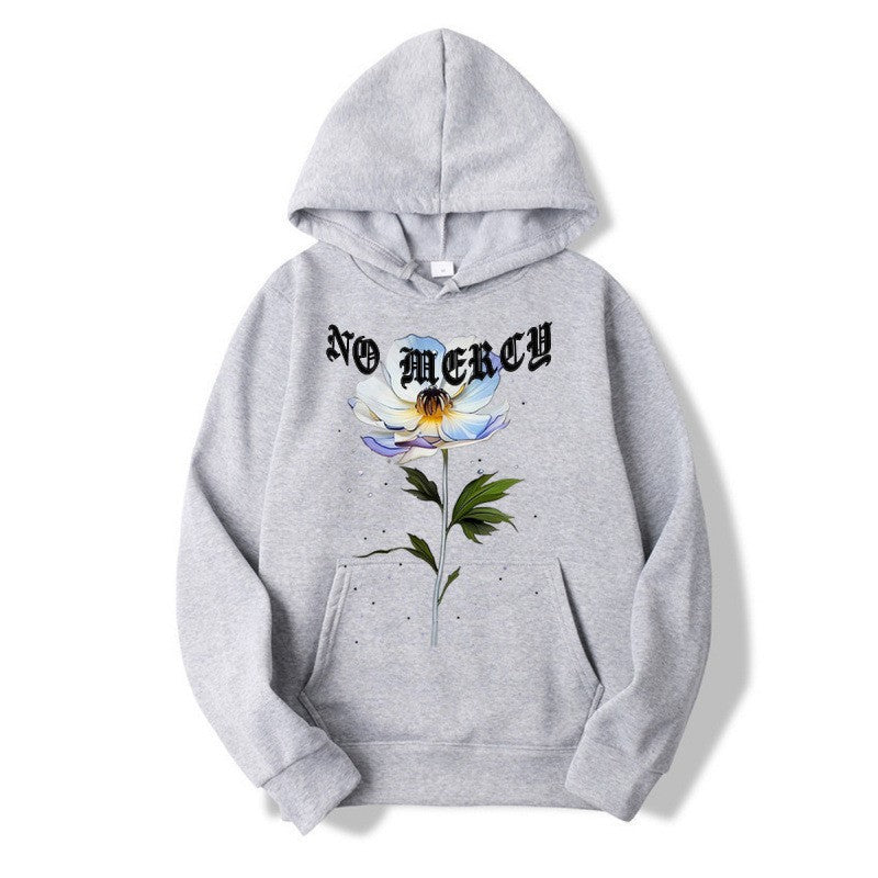 Hooded Sweatshirt Fleece Lined Warm Casual Simple Versatile Stylish Jacket