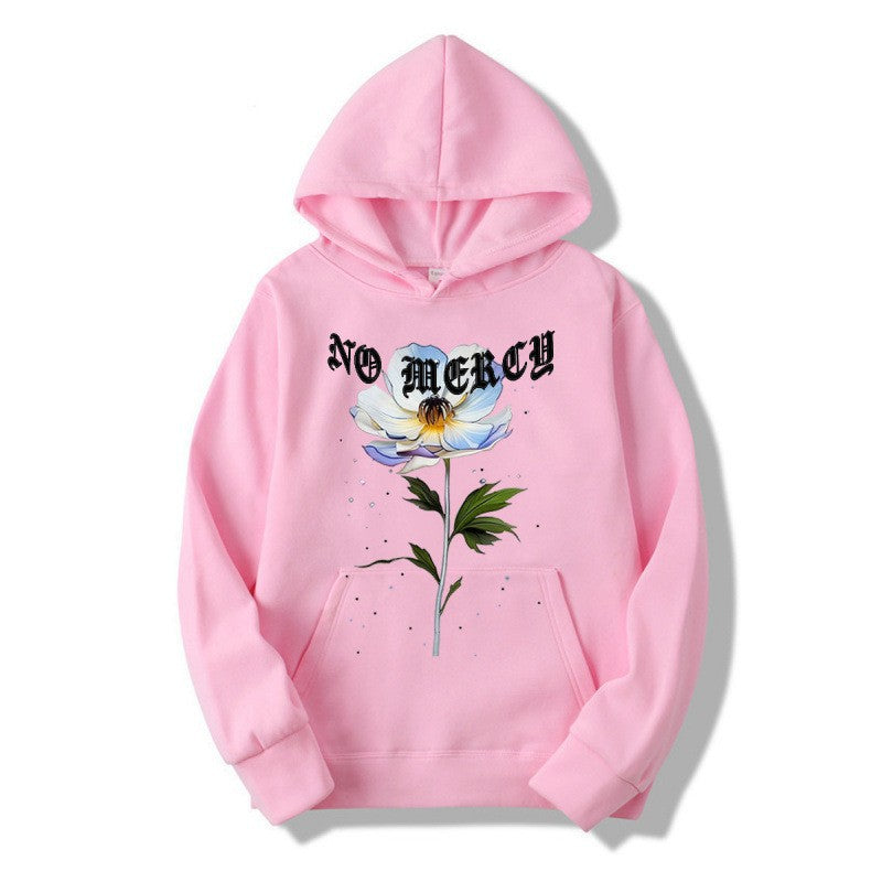 Hooded Sweatshirt Fleece Lined Warm Casual Simple Versatile Stylish Jacket