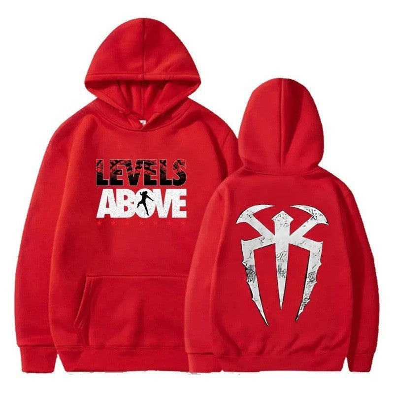 Printed Letter Hoodie for Men, Cool Streetwear Fleece Lined Sweatshirt