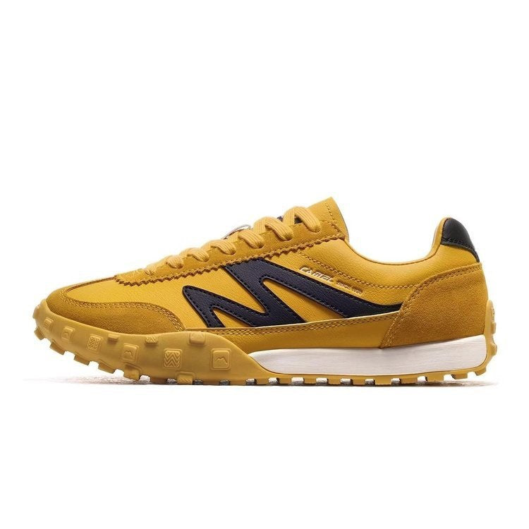 Contrast Round Toe Flat Athletic