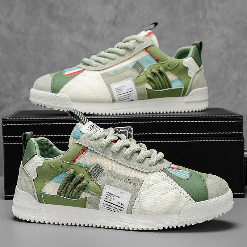 Thin Multi-Dopamine Agan Shoes Men's Mesh Breathable Fashion Versatile Casual Sports Sneakers