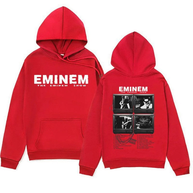 Rapper Eminem Music Album Hoodies World Tour Gift for Fan Gr