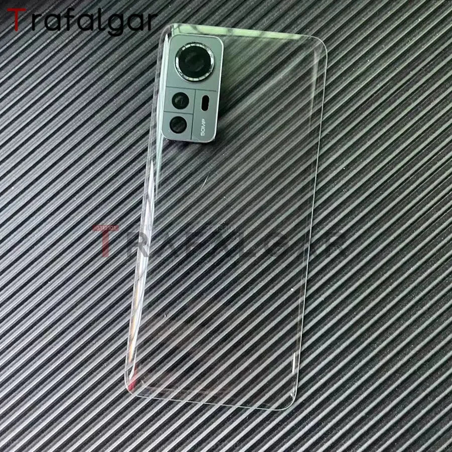For Xiaomi 12 12X Battery Back Cover Glass Panel Rear Housing Case With Camera Lens Replacement+Adhesive 2201123G 2201123C