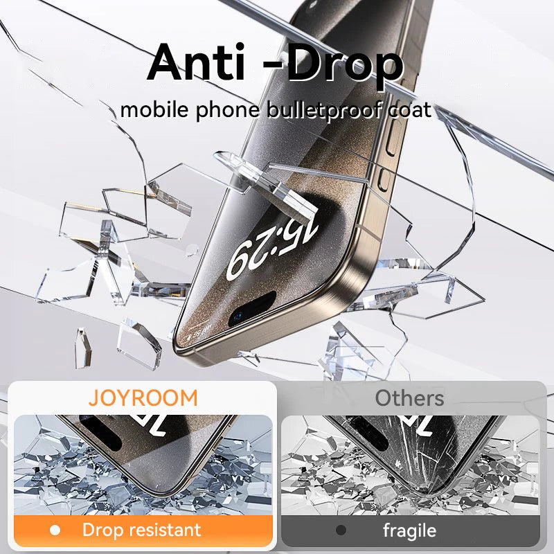Joyroom 1/2/3pcs HD Glass Screen Protector for iPhone 16 15 14 13 12 11 Pro Max for iPhone