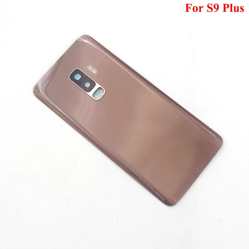 For Samsung S9 G960 Back Glass Cover Battery Cover Rear Door Housing Case Replacement For Galaxy S9 Plus S9+ G965 & Camera Lens
