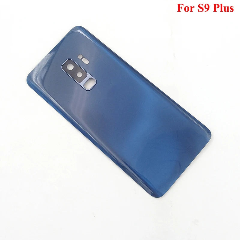 For Samsung S9 G960 Back Glass Cover Battery Cover Rear Door Housing Case Replacement For Galaxy S9 Plus S9+ G965 & Camera Lens