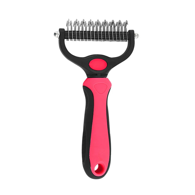 Professional Pet Deshedding Brush Dog Hair Remover Pet Fur Knot Cutter Puppy Cat