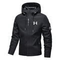 Men's Spring Autumn Streetwear New Casual Zip Up Loose Coat Outdoor Hiking Jogging Activewear Windbreaker