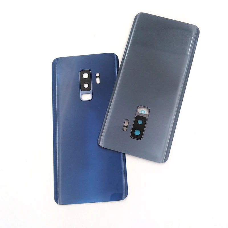 For Samsung S9 G960 Back Glass Cover Battery Cover Rear Door Housing Case Replacement For Galaxy S9 Plus S9+ G965 & Camera Lens