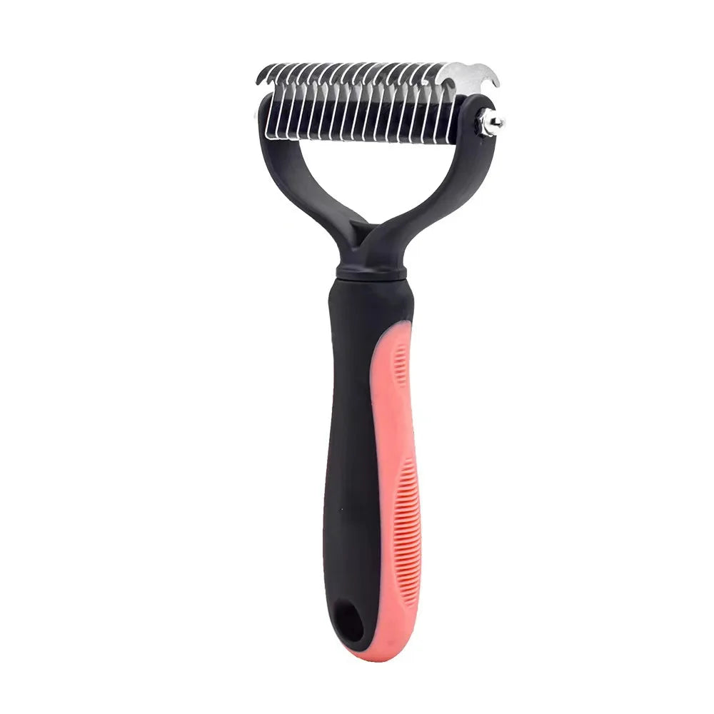 Professional Pet Deshedding Brush Dog Hair Remover Pet Fur Knot Cutter Puppy Cat