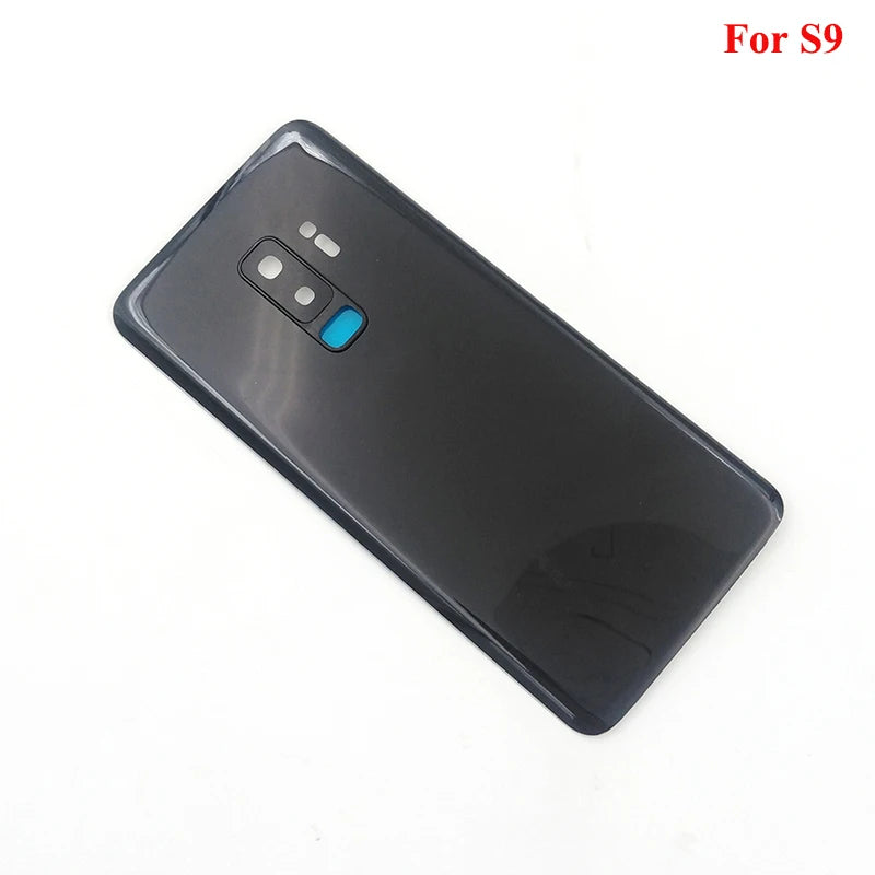 For Samsung S9 G960 Back Glass Cover Battery Cover Rear Door Housing Case Replacement For Galaxy S9 Plus S9+ G965 & Camera Lens