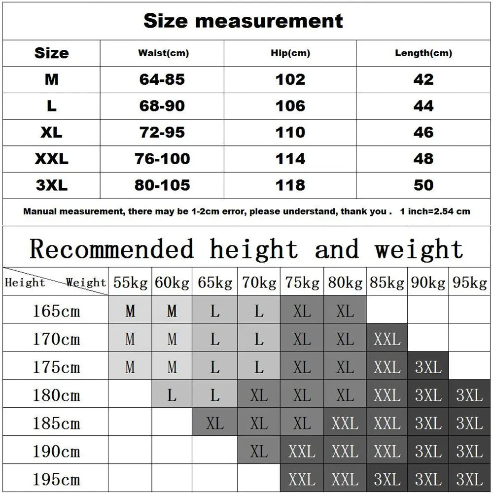 2 in 1 Running Sports Shorts Men Jogging Sportswear Gym Fitness Bodybuilding Quick Dry Pants Male Summer Training Beach Bottoms