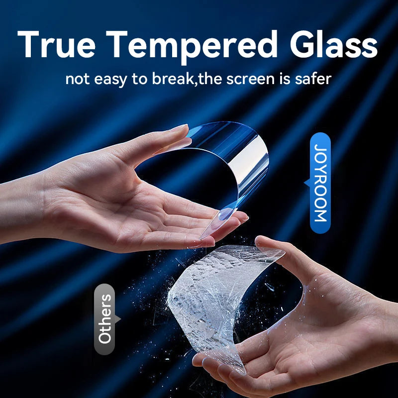Joyroom 1/2/3pcs HD Glass Screen Protector for iPhone 16 15 14 13 12 11 Pro Max for iPhone