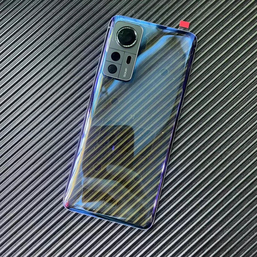 For Xiaomi 12 12X Battery Back Cover Glass Panel Rear Housing Case With Camera Lens Replacement+Adhesive 2201123G 2201123C